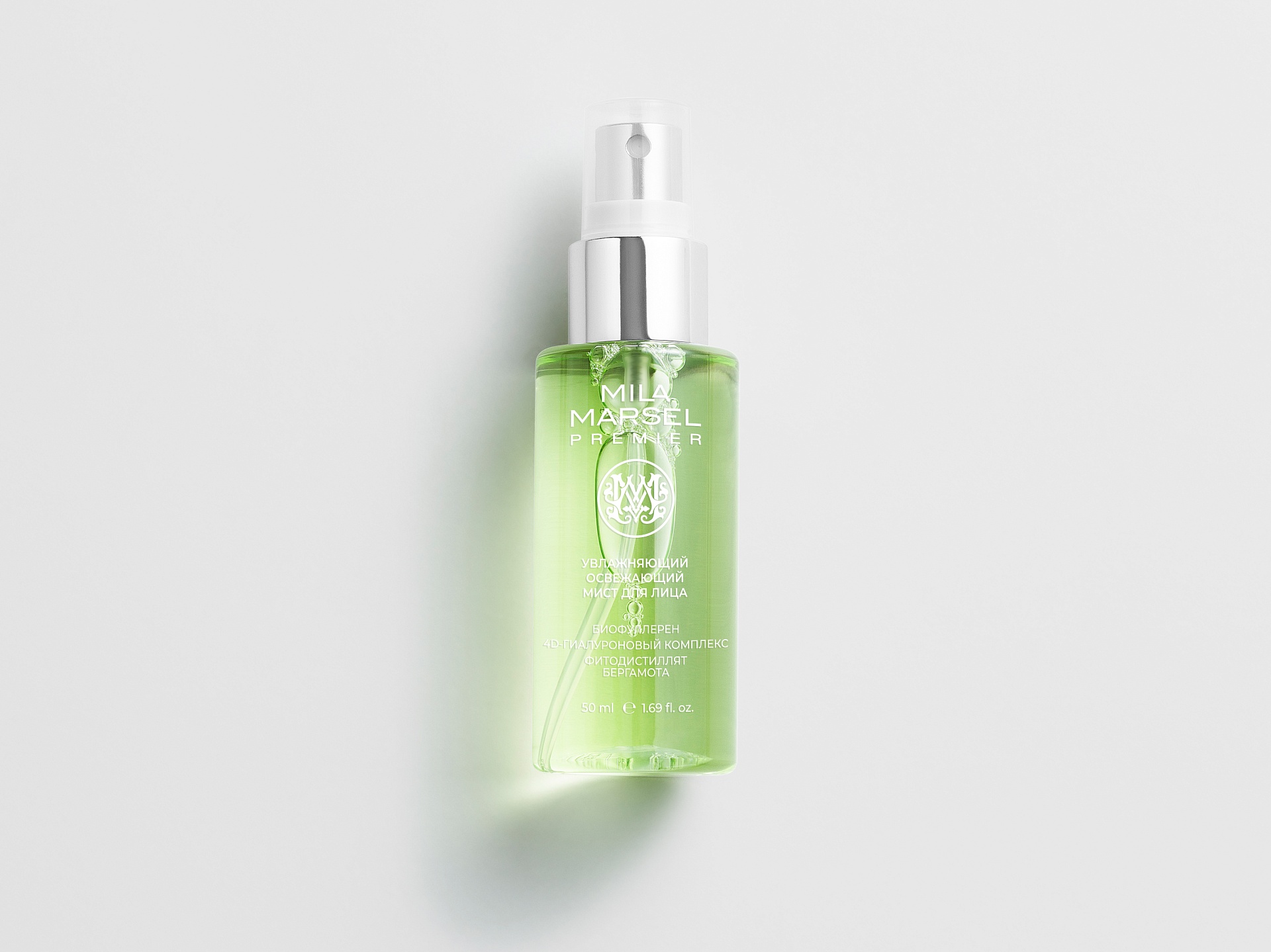 Увлажняющий освежающий мист для лица Mila Marsel Premier, 50 мл, фото