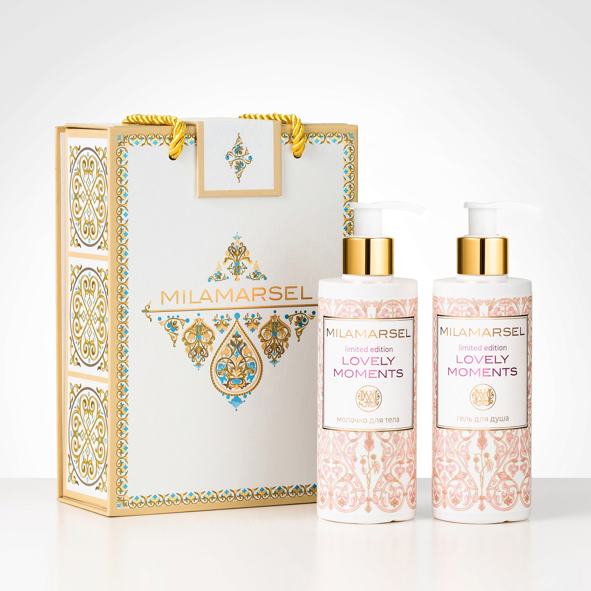 Подарочный набор Lovely Moments "Гель для душа, Молочко для тела", фото