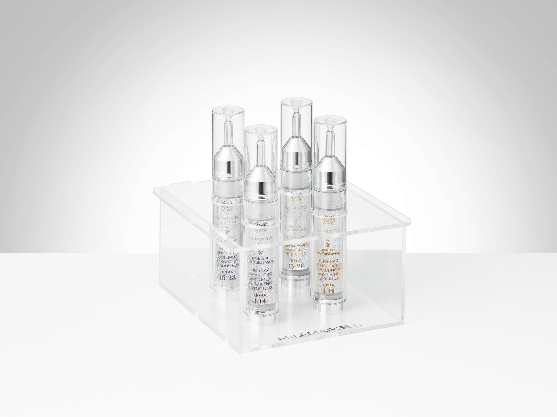 4-х недельный кислородный антивозрастной комплекс для лица MILAMARSEL & проф. Я.А. Юцковская (набор, бх), фото 3